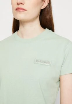 Napapijri Morgex - T-Shirt Basic - Green Frost -Napapijri 4bf0059d36d34618b24487de391cb99d