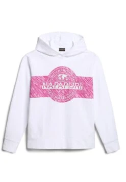 Napapijri Pinzon - Hoodie - Bright White -Napapijri 4d4ec8feff584c02b868e3dc7279fee2