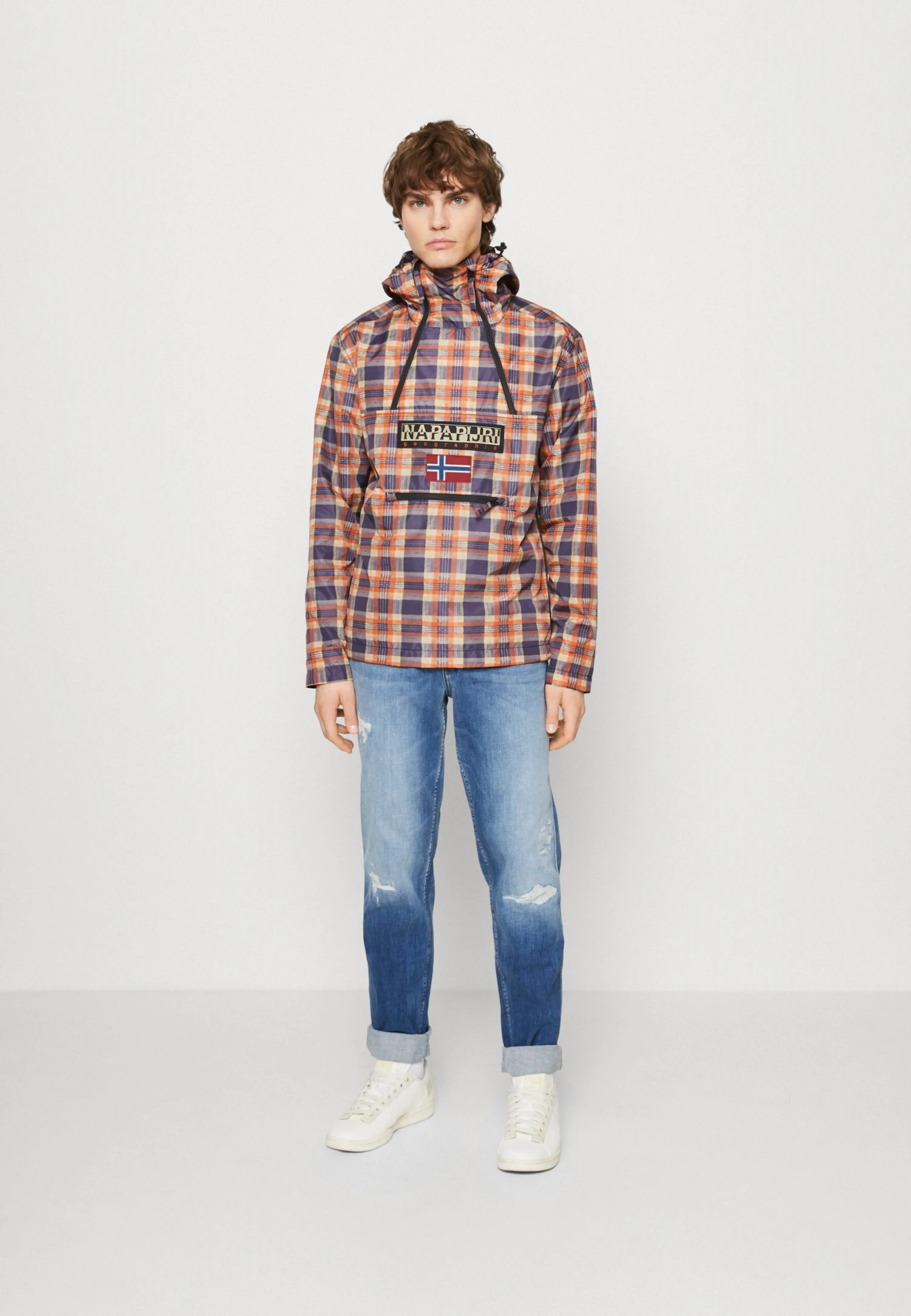 Napapijri X Liberty Northfarer Lib Unisex - Windjack - Cab Blue Cab 4 Napapijri X Liberty Northfarer Lib Unisex - Windjack - Cab Blue Cab - Afbeelding 2