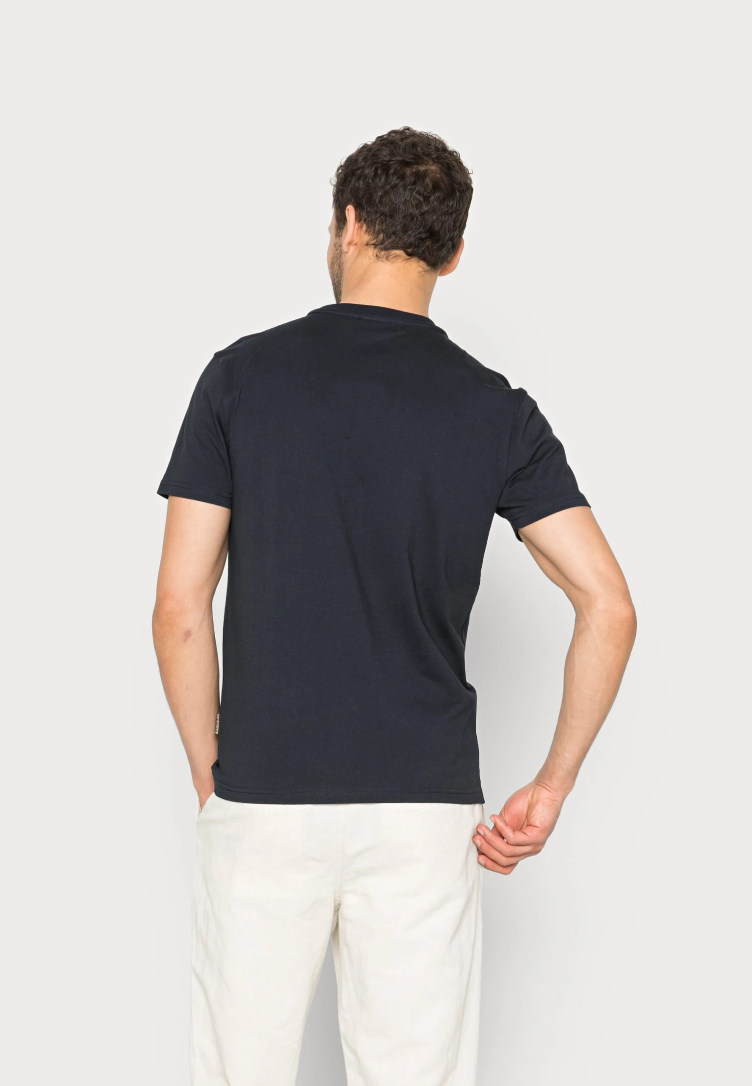 Napapijri Ice - T-Shirt Basic - Blu Marine 5 Napapijri Ice - T-Shirt Basic - Blu Marine - Afbeelding 3