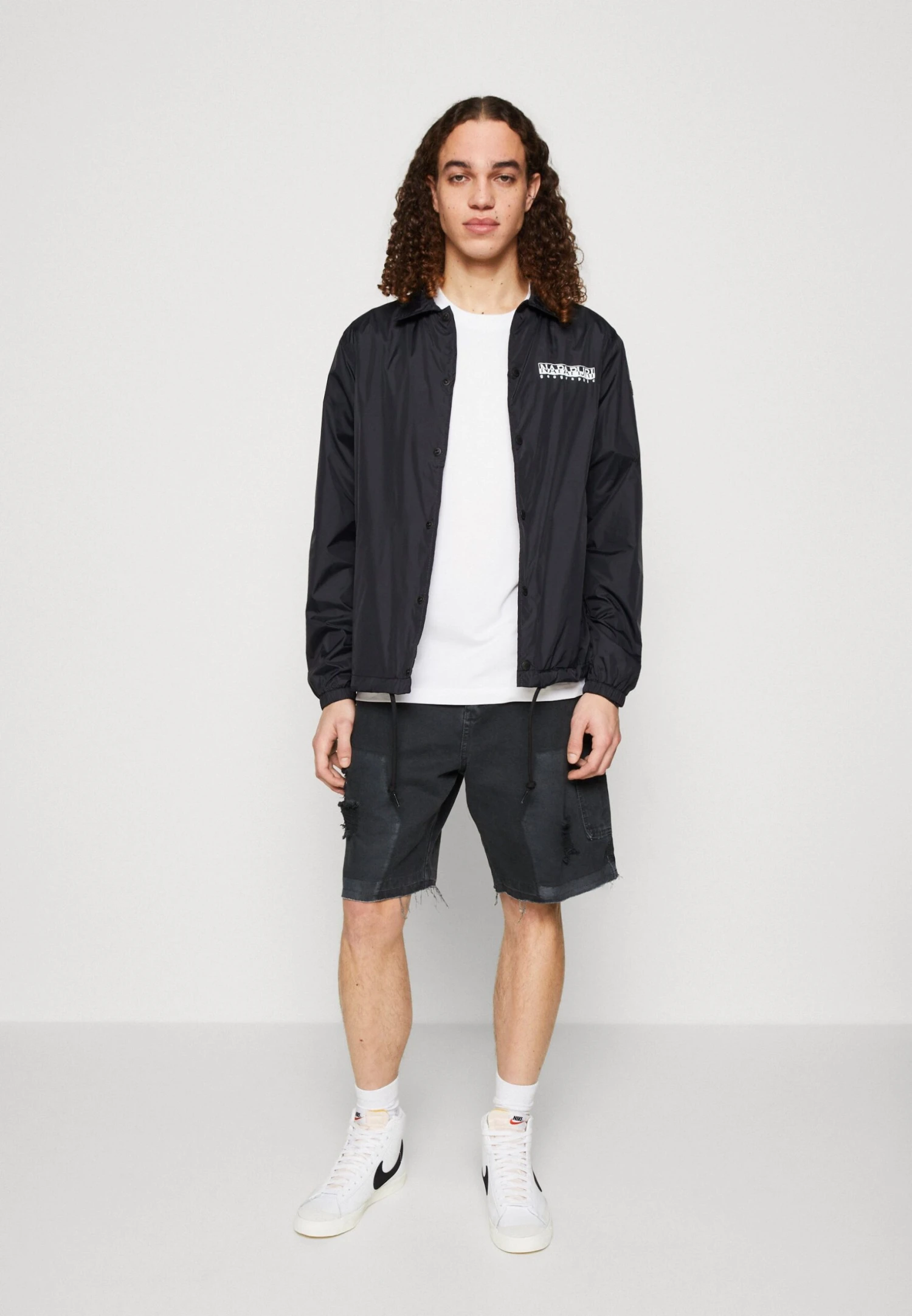 Napapijri Canar Unisex - Lichte Jas - Black 4 Napapijri Canar Unisex - Lichte Jas - Black - Afbeelding 2