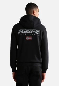 Napapijri B-Ayas Zip Hood - Sweater Met Rits - Black -Napapijri 4ff9e46afd9d49338bce9eedad9b3c71