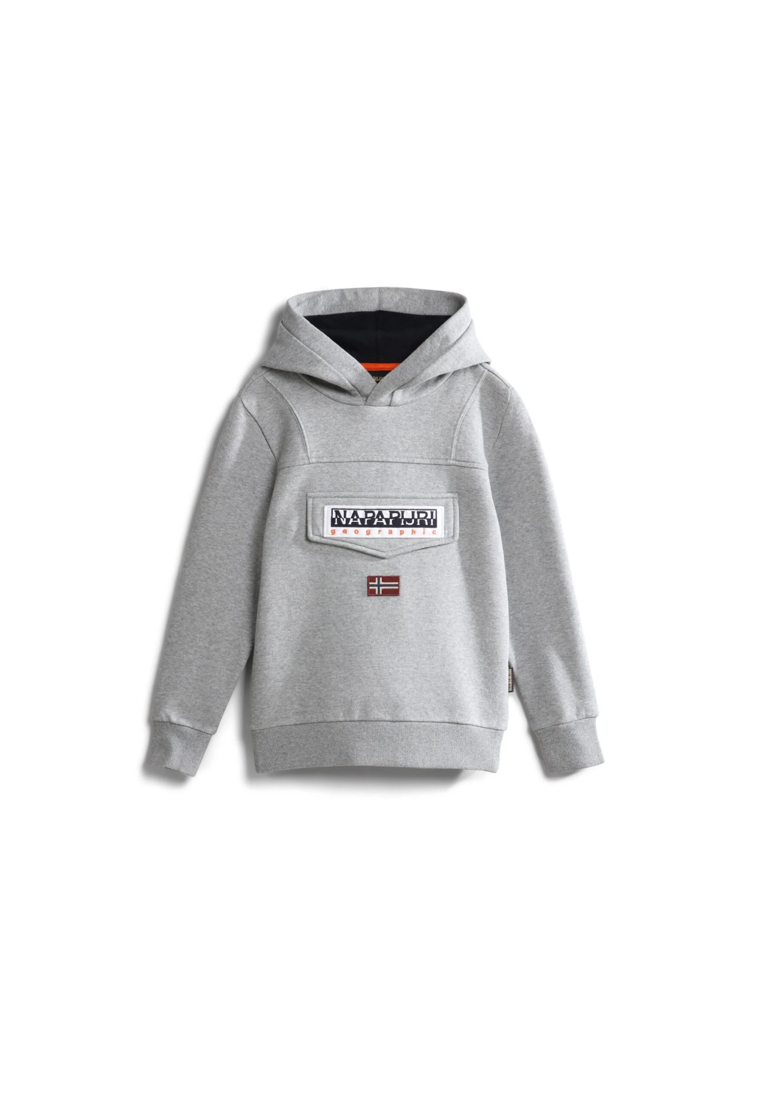 Napapijri Burgee Winter - Hoodie - Medium Grey Melange 3 Napapijri Burgee Winter - Hoodie - Medium Grey Melange