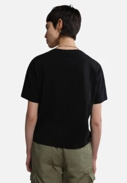 Napapijri S-Morgex W - T-Shirt Basic - Black -Napapijri 50c91fb6476b4cfc8a0c48f5a95105cb
