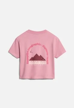 Napapijri S-Rope Ss Crop 1 - T-Shirt Print - Pink Foxglo -Napapijri 51a47f50ce3b42b096aa00cfe0705737