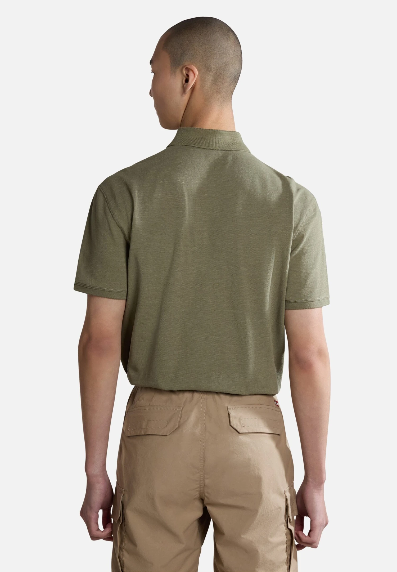 Napapijri Ebea- Poloshirt - Green Lichen 5 Napapijri Ebea- Poloshirt - Green Lichen - Afbeelding 3