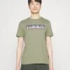 Napapijri T-Shirt Print - Green -Napapijri 5414da54b3c04825adbcb71690e33121