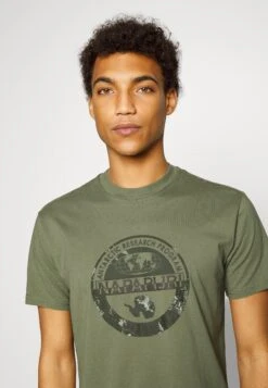 Napapijri Bollo - T-Shirt Print - Green Lichen 11 Napapijri Bollo - T-Shirt Print - Green Lichen -Napapijri 55b433dcee27411f92e1da5a3c1770f3