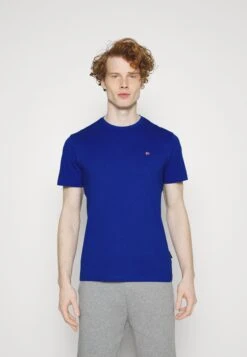 Napapijri Salis - T-Shirt Basic - Blu Mazarin