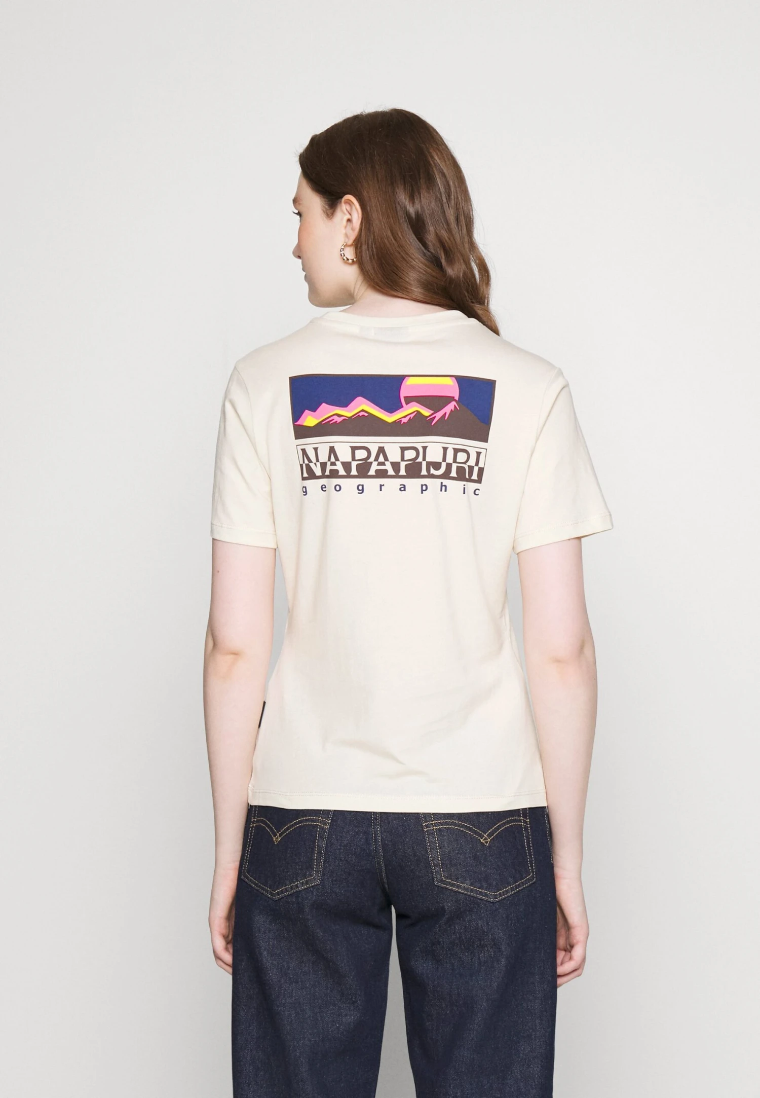 Napapijri Chalk - T-Shirt Print - Whitecap Gray 5 Napapijri Chalk - T-Shirt Print - Whitecap Gray - Afbeelding 3