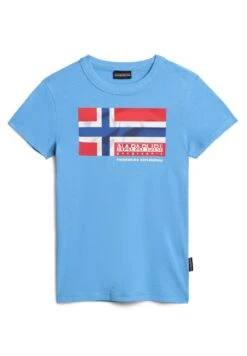 Napapijri Zamora - T-Shirt Print - Blue Azure B2C -Napapijri 5864b00562ad48d5a4f851eb752a3228