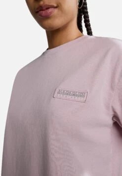 Napapijri S-Morgex W - T-Shirt Basic - Lilac Keep P -Napapijri 5875991d4b784ebca3cbc1df6da1948c