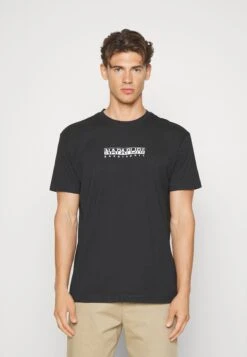 Napapijri S Box Ss - T-Shirt Print - Black
