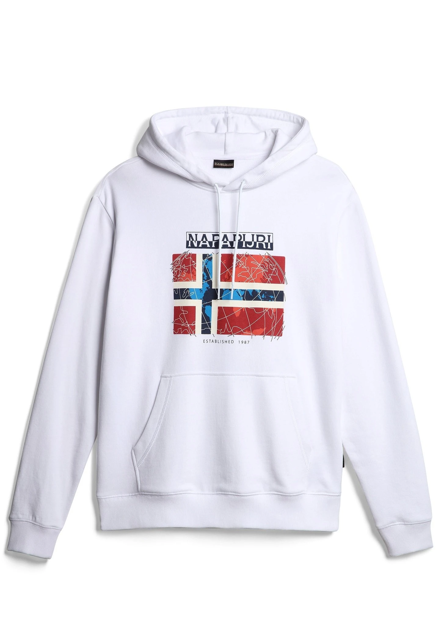 Napapijri Guieo- Hoodie - Bright White 3 Napapijri Guieo- Hoodie - Bright White