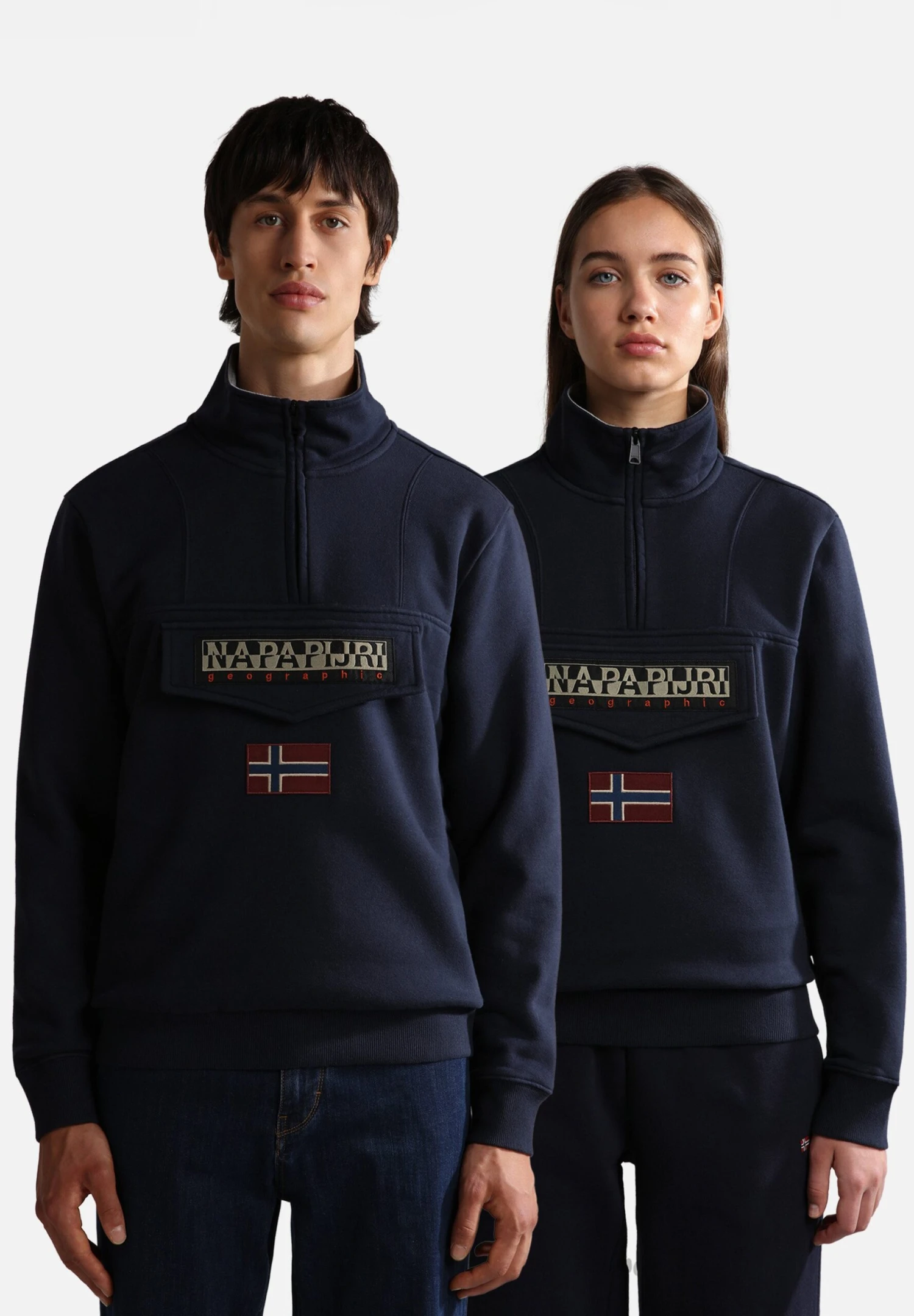 Napapijri Burgee Zip - Sweater - Blu Marine 3 Napapijri Burgee Zip - Sweater - Blu Marine