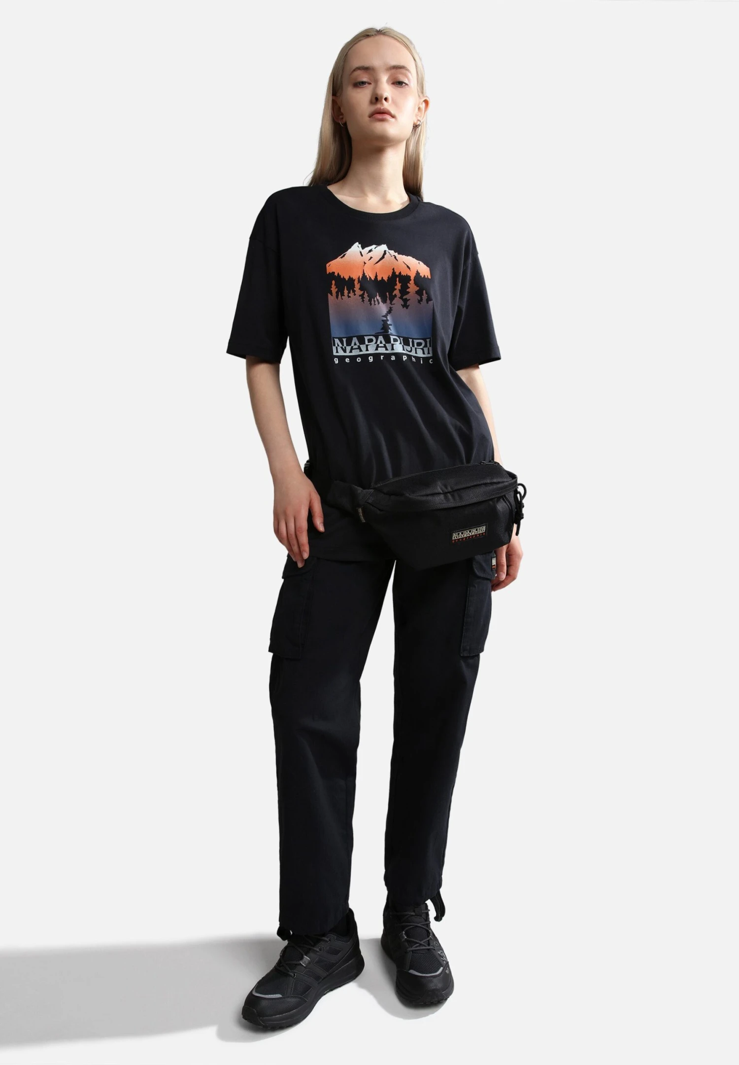 Napapijri S Hill - T-Shirt Print - Black 7 Napapijri S Hill - T-Shirt Print - Black - Afbeelding 5