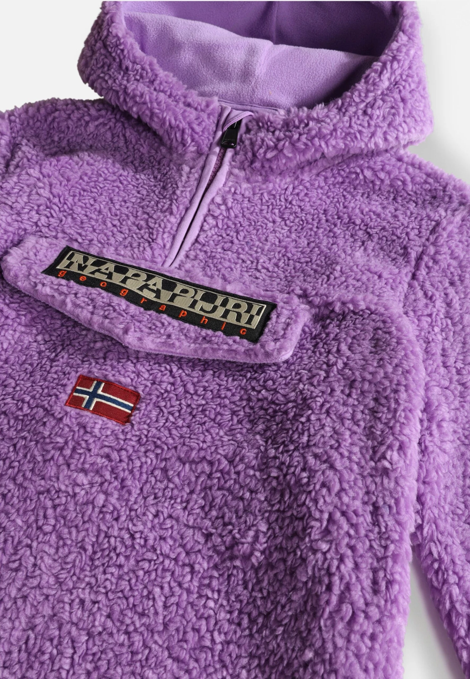 Napapijri Burgee - Fleece Trui - Violet Pansy 5 Napapijri Burgee - Fleece Trui - Violet Pansy - Afbeelding 3