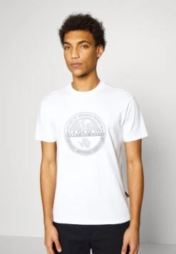 Napapijri Bollo - T-Shirt Print - Bright White -Napapijri 5eea42bb4bb446669f9490507c677fac