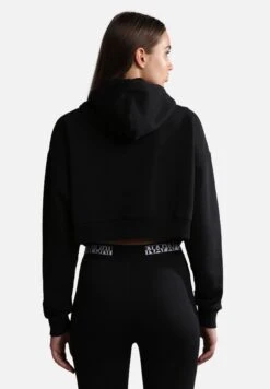 Napapijri B Box Crop- Hoodie - Black -Napapijri 617d417b66e341cf895b1a6d1a112d50