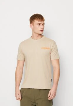 Napapijri S-Pajas Ss - T-Shirt Print - Humus Beige -Napapijri 66d37c4c3c8641329882d9f0f69dcd18