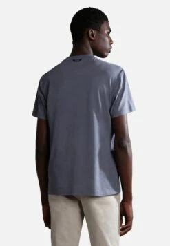 Napapijri S-Maccas - T-Shirt Print - Blu Grisail B4D -Napapijri 693229d0996a474fa3ee211a1bd97804