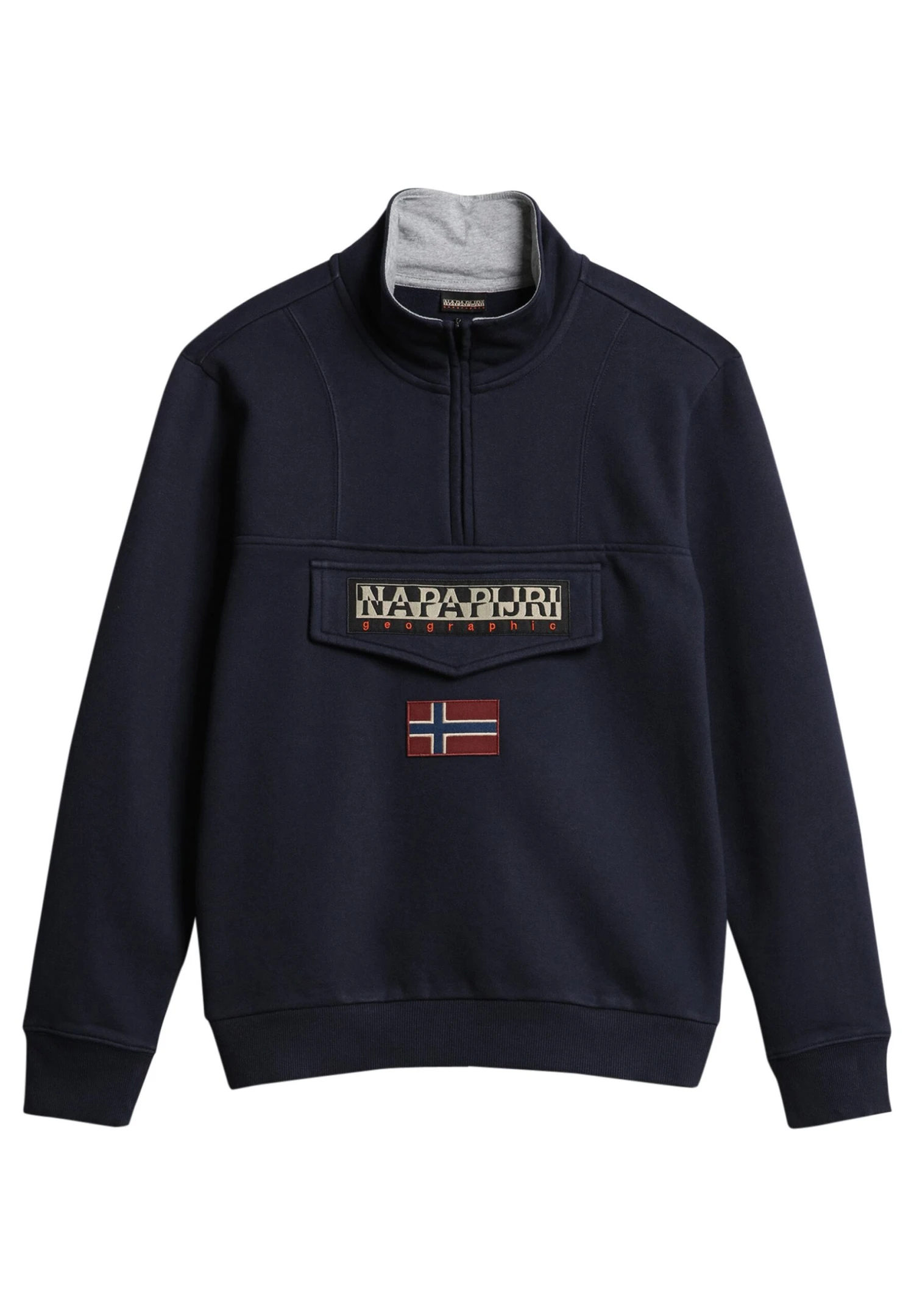 Napapijri Burgee Zip - Sweater - Blu Marine 8 Napapijri Burgee Zip - Sweater - Blu Marine - Afbeelding 6