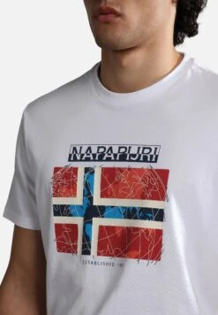 Napapijri Guiro - T-Shirt Print - Bright White -Napapijri 6969fd368c1b43a2b18a6f1f7965a429