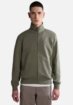 Napapijri Balis Zip Summer - Sweater Met Rits - Green Lichen