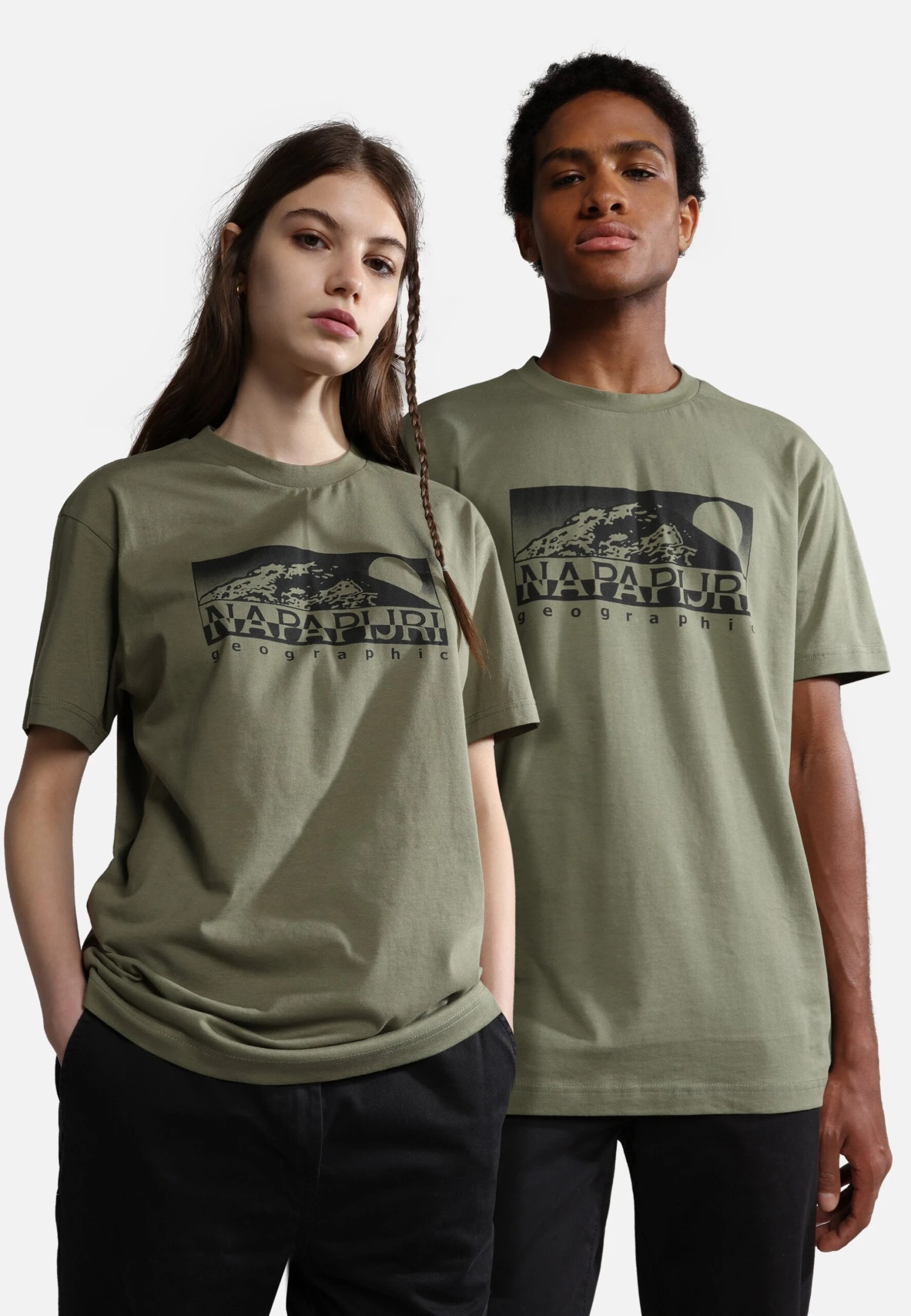 Napapijri S-Quito Ss - T-Shirt Print - Green Lichen 3 Napapijri S-Quito Ss - T-Shirt Print - Green Lichen