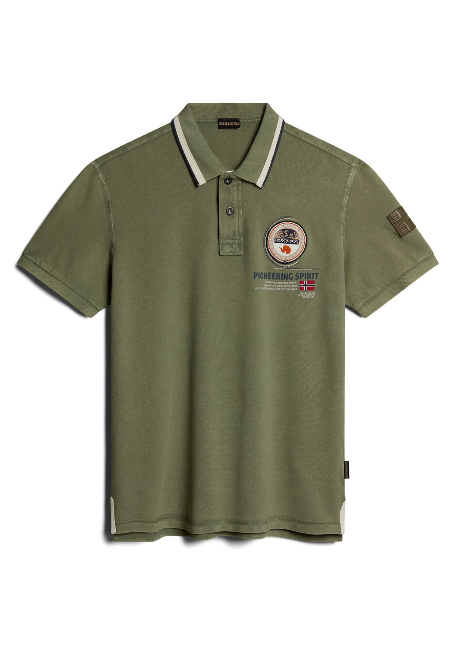 Napapijri Gandy - Poloshirt - Green Lichen 7 Napapijri Gandy - Poloshirt - Green Lichen - Afbeelding 5