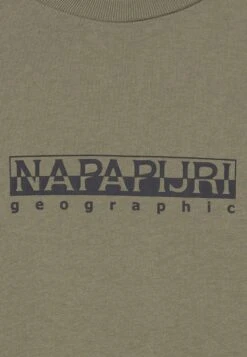 Napapijri Box - T-Shirt Print - Green Lichen -Napapijri 70d5d20287ff40f09931f66d8df2c2d1