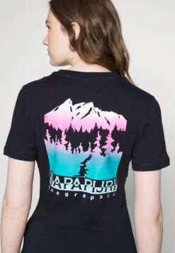 Napapijri Chalk - T-Shirt Print - Black -Napapijri 7334026b90f045cdb6651f6a7867f7e8