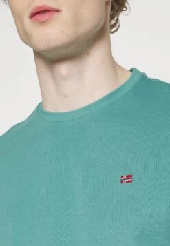 Napapijri Salis - T-Shirt Basic - Blue Bristol -Napapijri 73f9d3113792434888473b543480d861