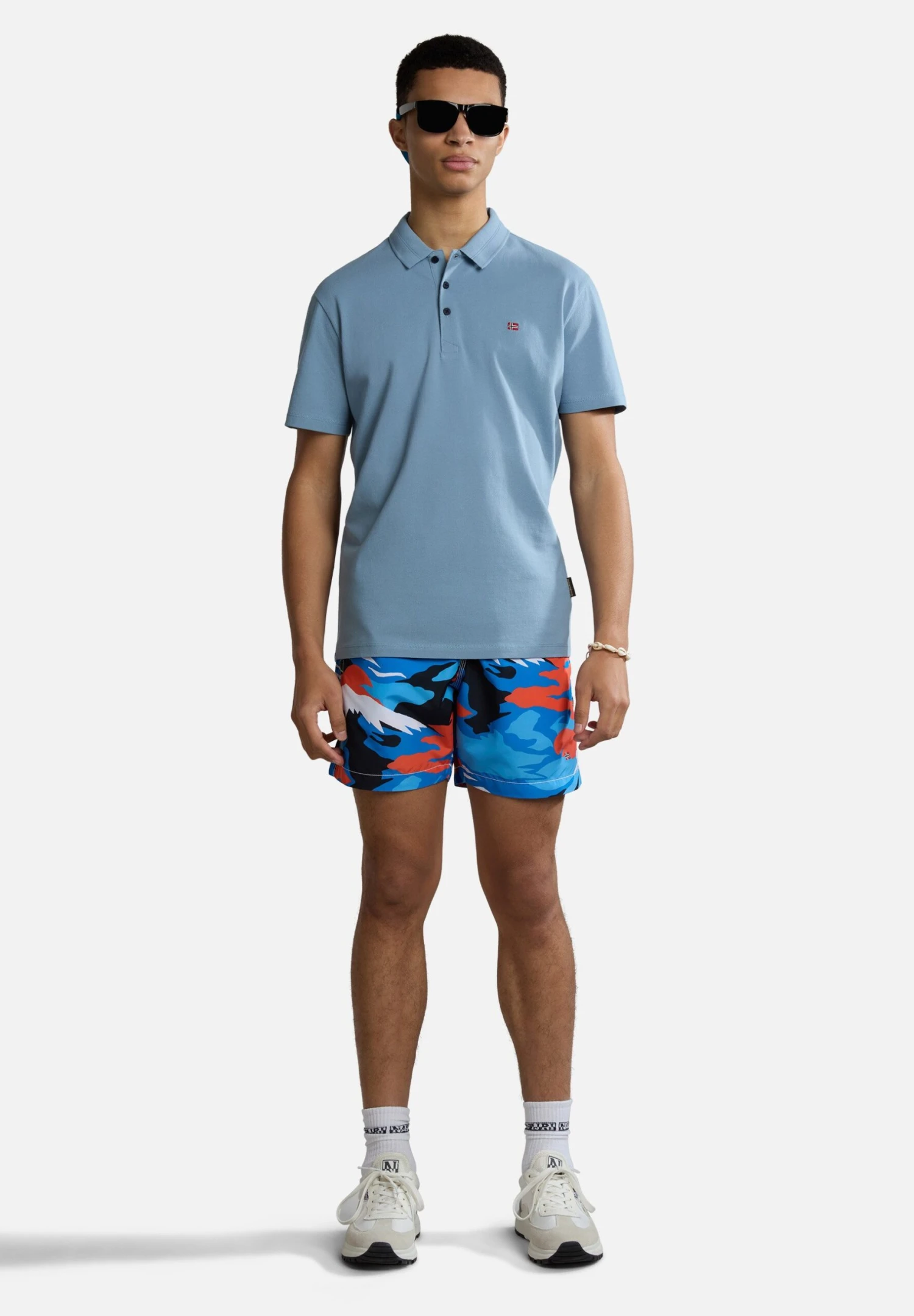 Napapijri Ealis - Poloshirt - Blue Faded Bb 4 Napapijri Ealis - Poloshirt - Blue Faded Bb - Afbeelding 2