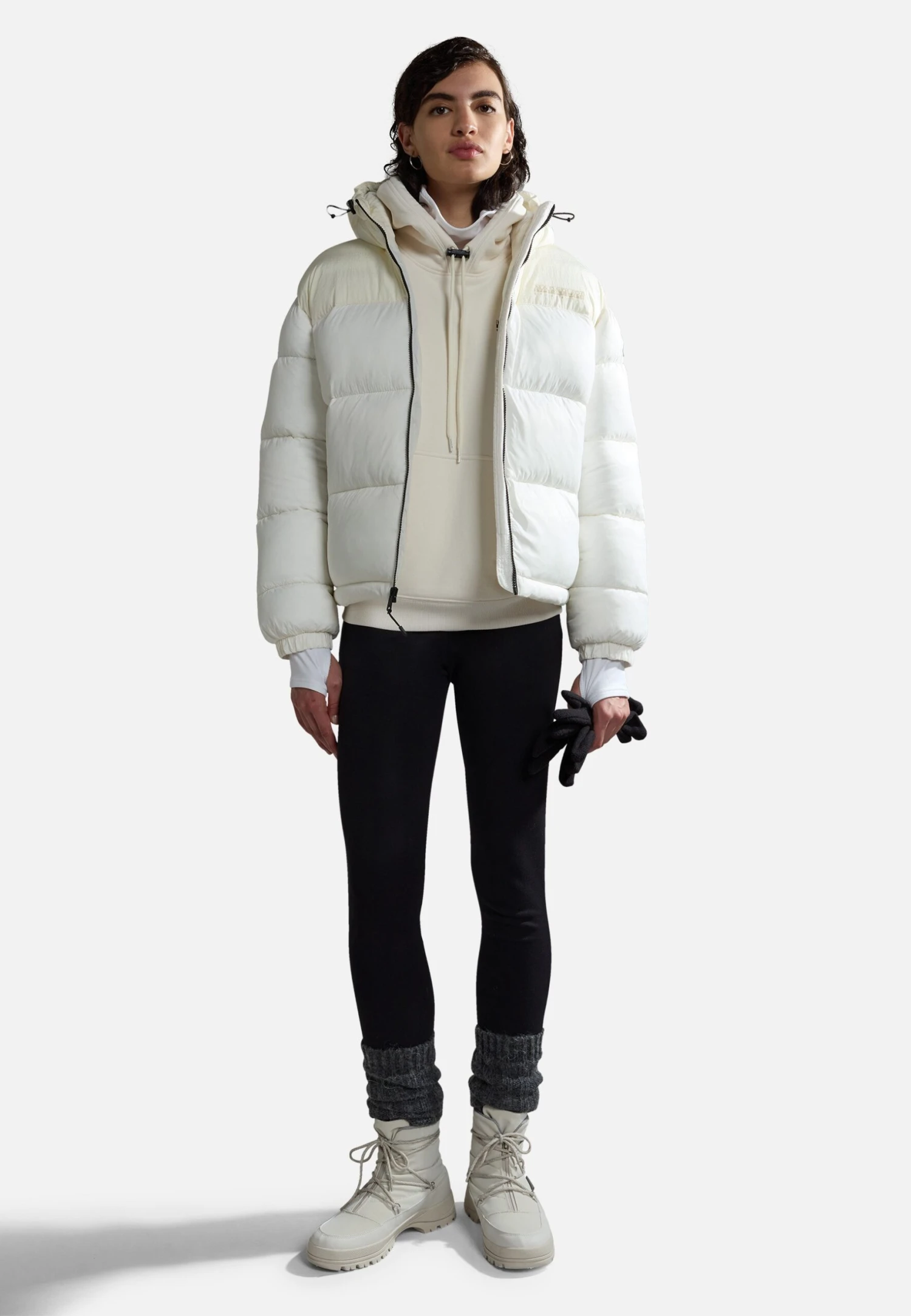 Napapijri B-Rope H 1 - Hoodie - White Whisper 4 Napapijri B-Rope H 1 - Hoodie - White Whisper - Afbeelding 2