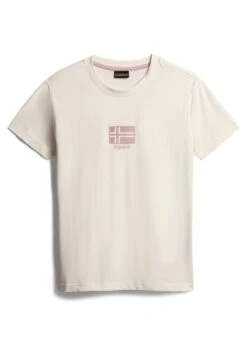 Napapijri Ibarra - T-Shirt Print - White Whisper -Napapijri 773ce5a49f6841a3af20c1bd4449a915