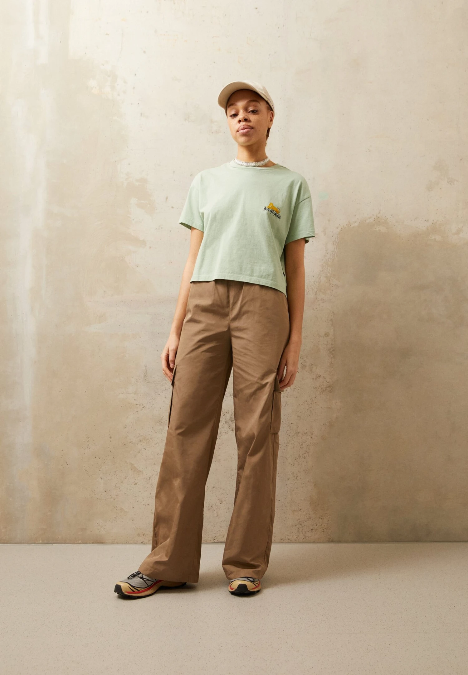 Napapijri Chira Crop - T-Shirt Print - Green Frost 4 Napapijri Chira Crop - T-Shirt Print - Green Frost - Afbeelding 2