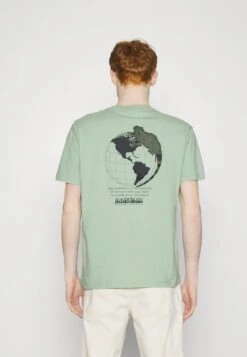 Napapijri Unisex - T-Shirt Print - Green -Napapijri 779694c1c3064ca69c2bcbb00a55fbc7