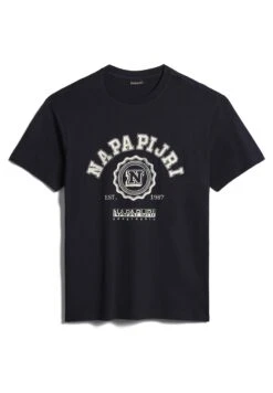 Napapijri S-Quito Ss - T-Shirt Print - Blu Marine -Napapijri 79f7bb4ee40a4d868e272a58400231e4