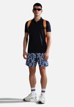 Napapijri Poloshirt - Blu Marine -Napapijri 7e5ed40e766e44888a681a4bece7aaba