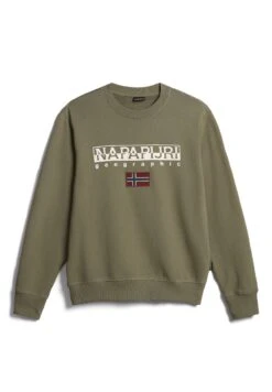 Napapijri Ayas Crew Neck - Sweater - Green Lichen -Napapijri 7e7dbda0dd394f9bb75faa7af7f62a48