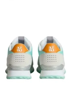 Napapijri Astra - Sneakers Laag - Turquoise Light Grey White -Napapijri 7f62185d23ec4837bacc27de8affc0f0