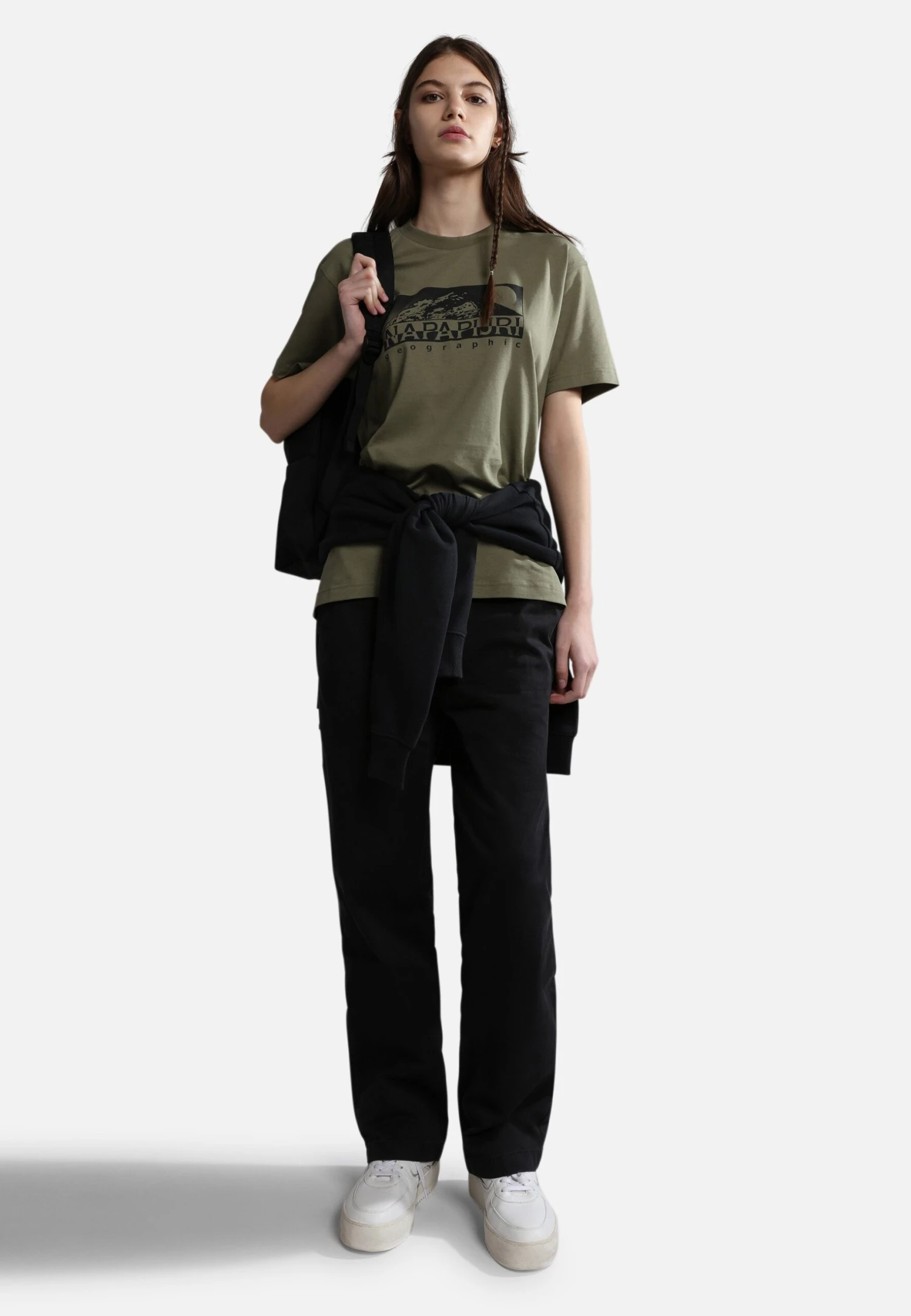 Napapijri S-Quito Ss - T-Shirt Print - Green Lichen 7 Napapijri S-Quito Ss - T-Shirt Print - Green Lichen - Afbeelding 5