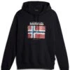 Napapijri Guieo- Hoodie - Blu Marine -Napapijri 80f526b82a344d7baacd7d49f9cec9c7