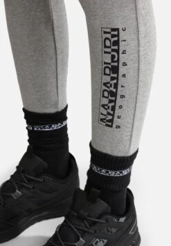 Napapijri M-Box- Legging - Medium Grey Melange -Napapijri 83c88495c6ca48bc8fbbaeb57799bd62