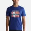 Napapijri Guiro - T-Shirt Print - Blu Mazarin Ba -Napapijri 851bf1c790e9485d83439716bd50aab3