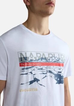 Napapijri S-Forsteri - T-Shirt Print - Bright White -Napapijri 865388a13bc94d2abfdd852606760ebd
