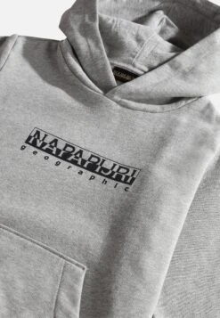 Napapijri B-Box - Hoodie - Medium Grey Melange -Napapijri 8756c1f049b94ad4be13d92967a338cc