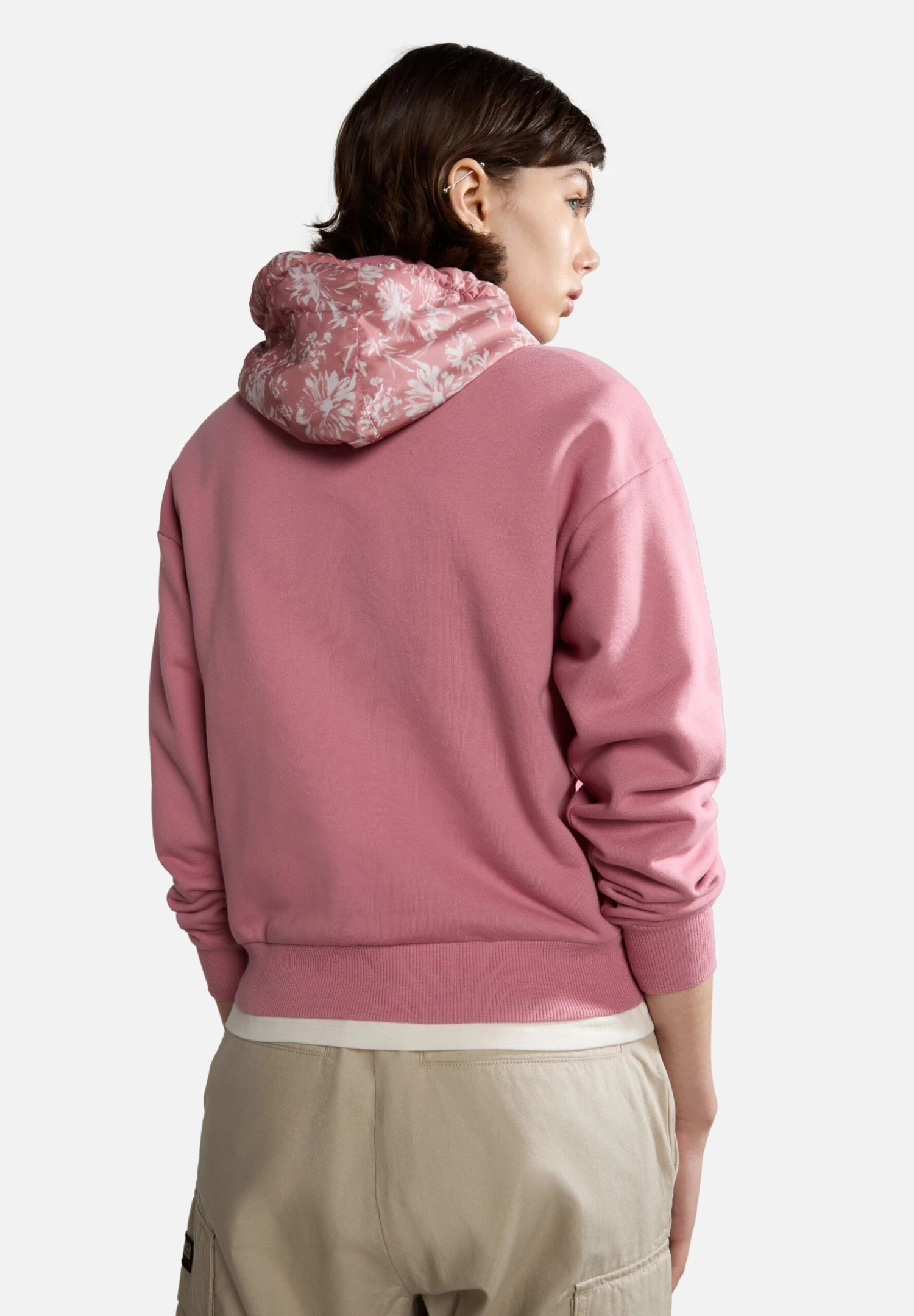 Napapijri Candolle - Hoodie - Pink Lulu 5 Napapijri Candolle - Hoodie - Pink Lulu - Afbeelding 3