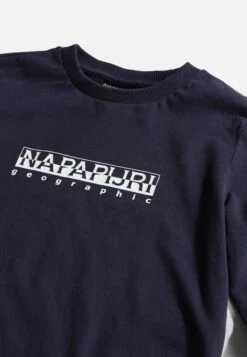 Napapijri S Box Ls - Longsleeve - Blu Marine -Napapijri 8ab7efc787f545c9851bc22cf5d6aaa2